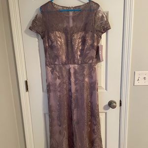JS Collections NWT Dusty Lilac Dress 12
